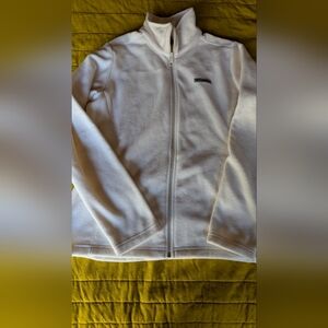 Columbia Cream  Fleece Jacket Size Large